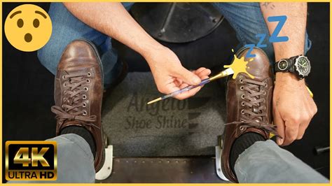 Sit Back And Relax Angelo Shoe Shine Asmr Youtube