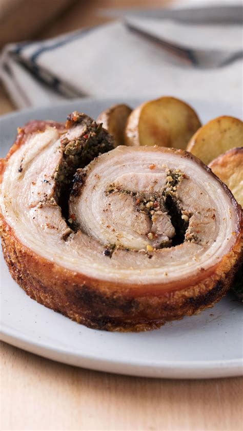 Crispy Pork Belly Porchetta