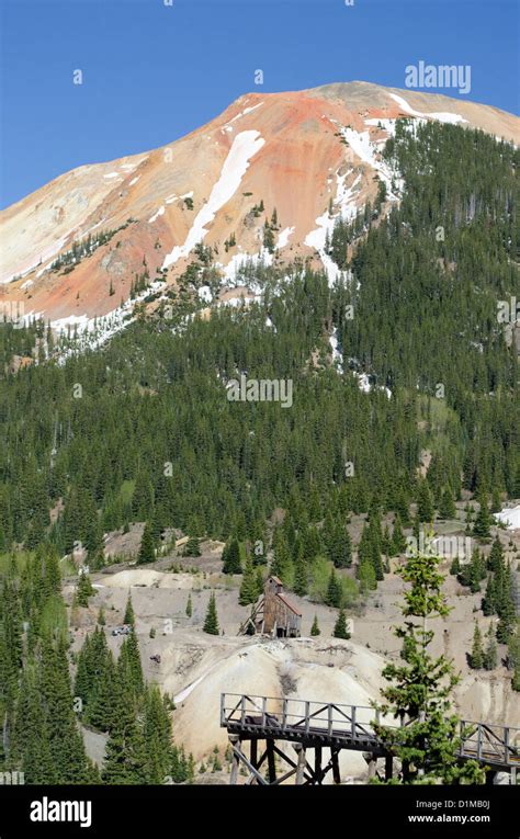 The Million Dollar Highway Between Silverton And Ouray Colorado In The