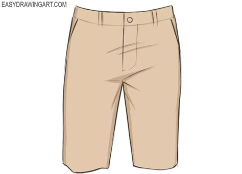 How to Draw Shorts - Easy Drawing Art