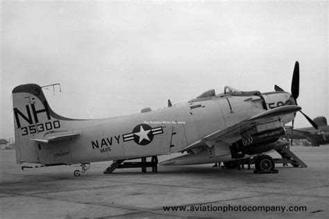 The Aviation Photo Company A 1 Skyraider Douglas Us Navy Va 115