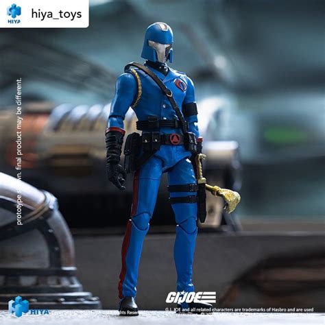 New Hiya Toys Gi Joe Cobra Commander