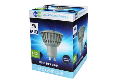 5w Cob Led Gu10 Cool White 6000k