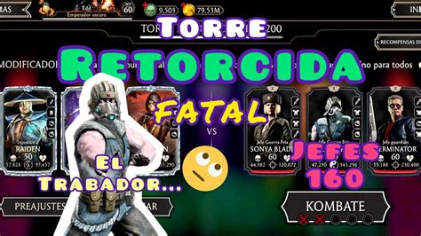 Torre Retorcida Fatal Jefes Mortal Kombat Mobile Youtube