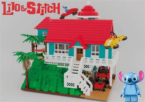 Lilo and Stitch Beach House LEGO Idea | Chip and Company | Lilo and stitch, Lilo and stitch ...