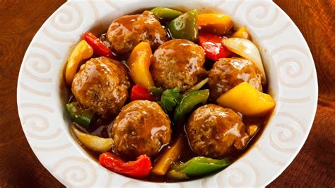 Low Carb Sweet And Sour Meatballs In Sauce Recipe