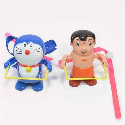 kids rakhi special doremon  chota bheem toy rakhi set