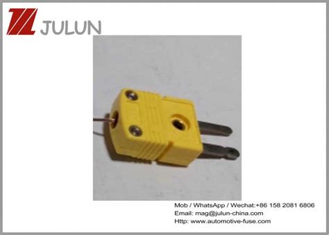 Omega Yellow Thermocouple Connector K Type Temperature Measuring Wire Plug Socket Smpw K M Connector