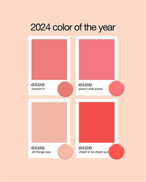 Essie On Instagram 2024 Is All About Peach Fuzz 🍑 Which Essie Shade