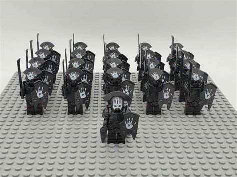 Lord Of The Rings Hobbit Uruk Hai Heavy Sword Orc Army Minifigures