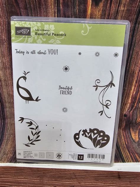 Stampin Up Beautiful Peacock Stamp Set New Friend All About You Ebay