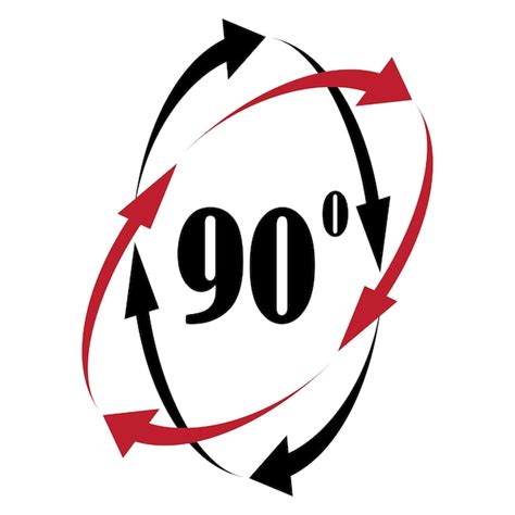 Premium Vector Angle 90 Degrees Sign Icon Geometry Math Symbol Right