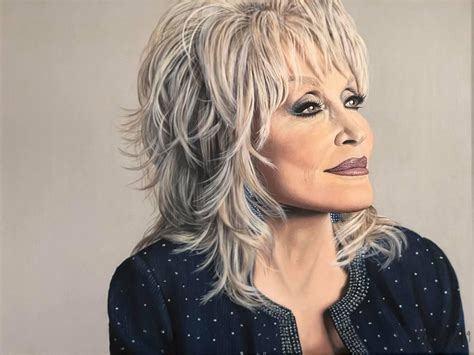 I painted Dolly Parton : r/toptalent