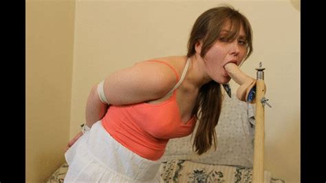CUTE GIRL TIED TO A DILDO Prt 2 Mp4 Bondage Stories Clips4sale