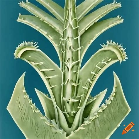 Illustration Of An Aloe Vera Plant Doing Yoga Poses On Craiyon