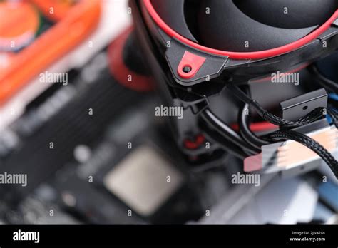 Mounting computer cooler fan on computer system unit Stock Photo - Alamy