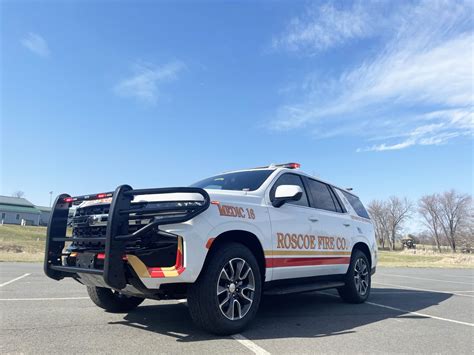 Roscoe Volunteer Fire Company Command Tahoe Fastlane Emergency Vehicles