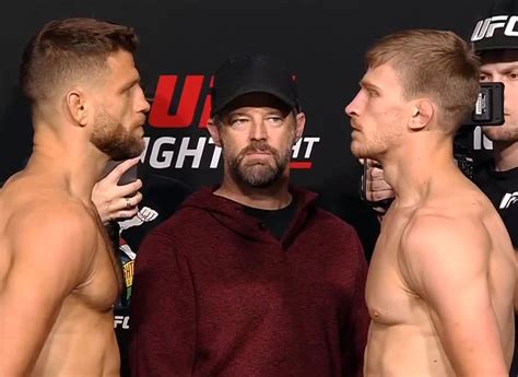 Kattar Vs Allen Ufc Vegas Weigh In Results