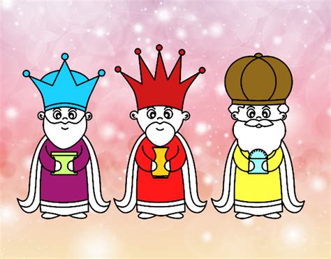 Dibujo de Los 3 Reyes Magos pintado por en Dibujos net el día 12 01 24