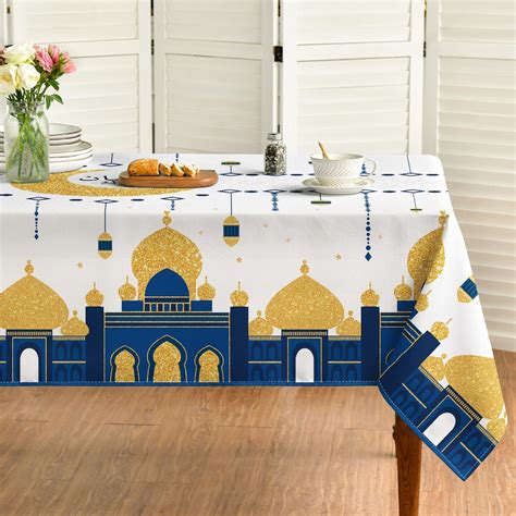 Amazon Horaldaily Ramadan Rectangular Tablecloth Inch Eid