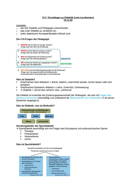 Einf Hrung In Der P Dagogik Vl Grundlagen Zu Didaktik Lehr