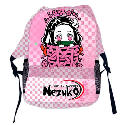 Mochila UNISSEX ESCOLAR ANIME KIMETSU NO YABA NEZUKO Short Fuse