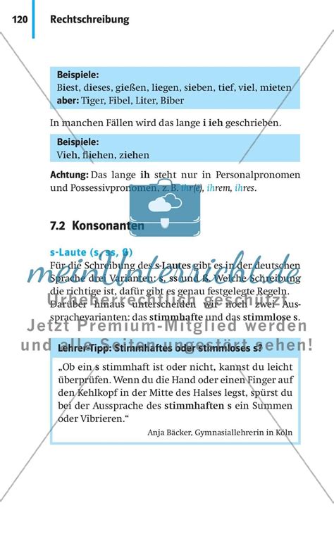 Vokale Und Konsonanten Meinunterricht