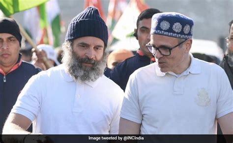 Omar Abdullah Joins Rahul Gandhi's Yatra In Jammu And Kashmir, Both In ...