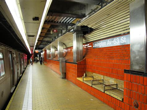 Lexington Av 63 St Station F Before After Pic