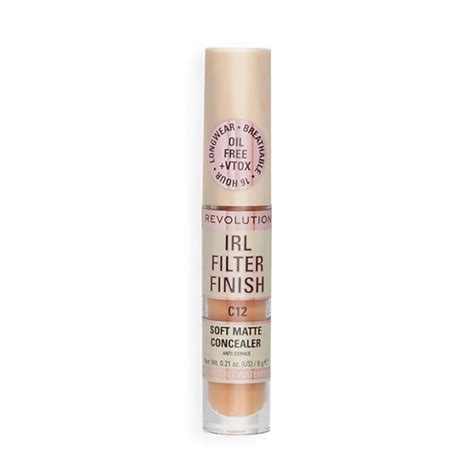 Makeup Revolution Irl Filter Finish Soft Matte Concealer C12 Shop Concealer And Color