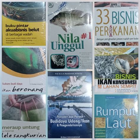 Jual Buku Perikanan Buku Pintar Akuabisnis Belut Rumput Laut Lele