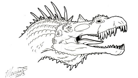 2015 Spinosaurus Coloring Pages