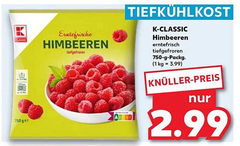 K Classic Himbeeren Angebot Bei Kaufland Prospekte De