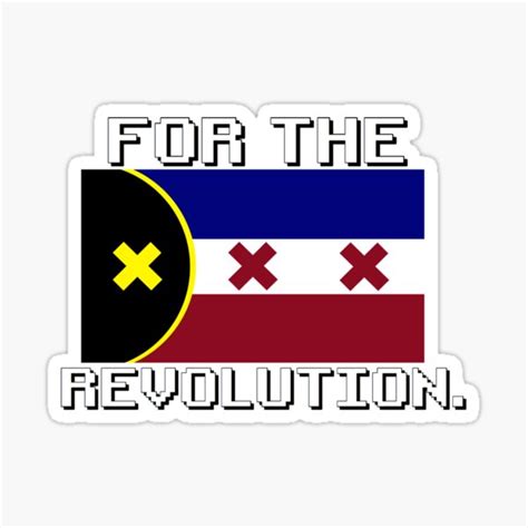 For The Revolution Sticker For Sale By Kendralauu Redbubble