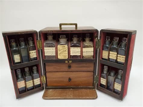 Sold At Auction Early 19thc Apothecary Chemist Traveling Box