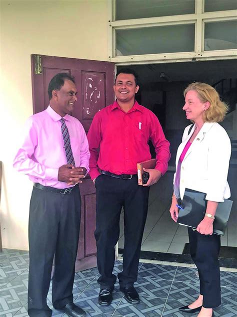 Us Ambassador Visits Region 2 Guyana Times