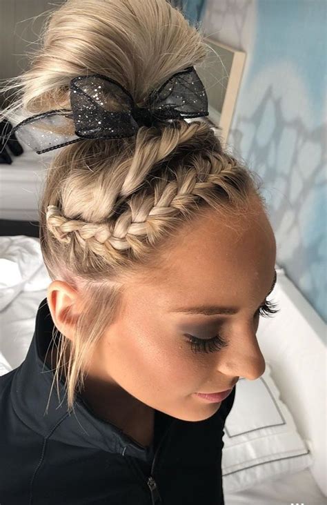 Bun Hairstyles For Gymnastics