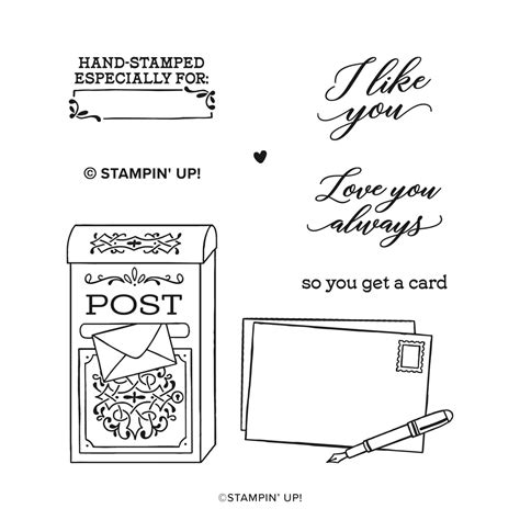 Stempelset Stamped With Love Van Stampin Up