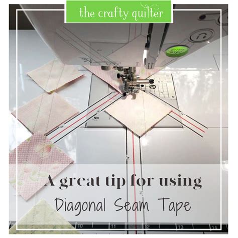 A Great Tip For Using Diagonal Seam Tape And A New Project The Crafty