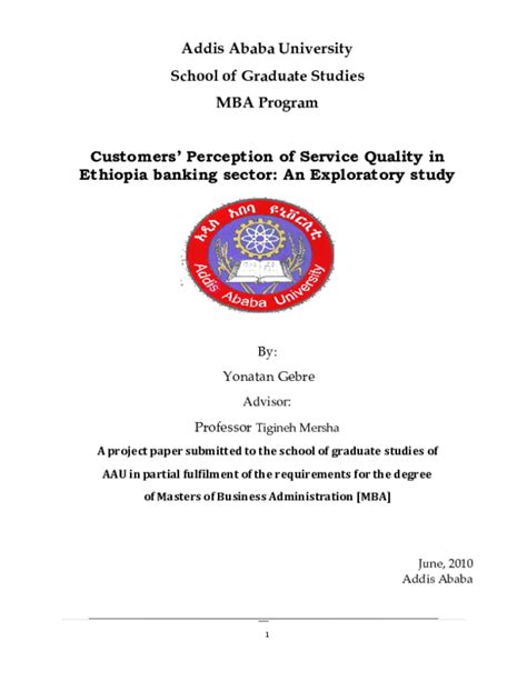 (PDF) Addis Ababa University School of Graduate Studies