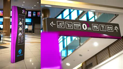 Delta Planet Mall Signage Wayfinding Ido Design