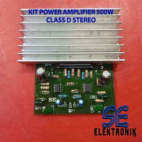 Jual Kit Power Amplifier Class D 500 W Stereo Shopee Indonesia