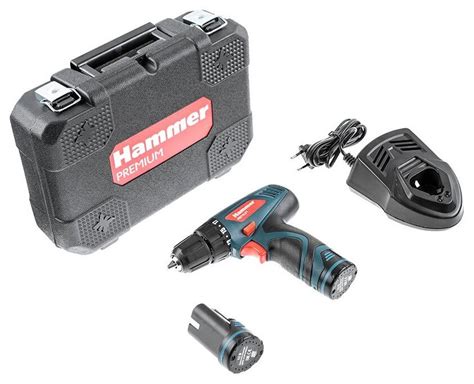 Аккумуляторная дрель-шуруповерт Hammer ACD120GLi PREMIUM 511420 ...