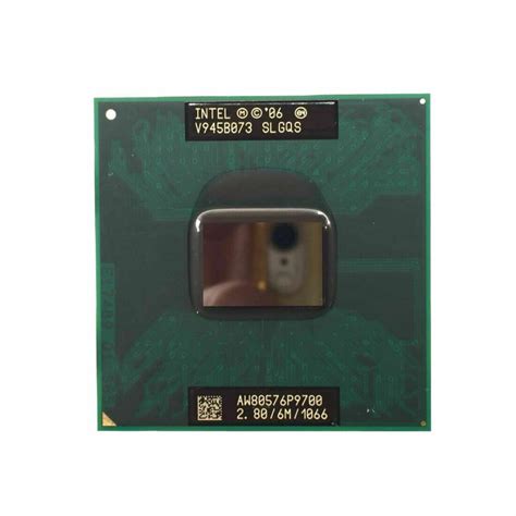 Laptop CPU Intel Core 2 Duo P9700 - 2.8 GHz Dual-Core SLGQS 6MB/1066 ...