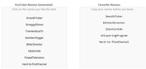 5 Best YouTube Channel Name Generators To Get YouTube Channel Name