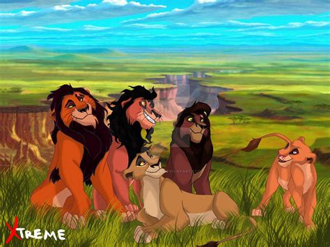 The Lion King - Scar, Zira, Nuka, Kovu and Vitani by Diego32Tiger on ...