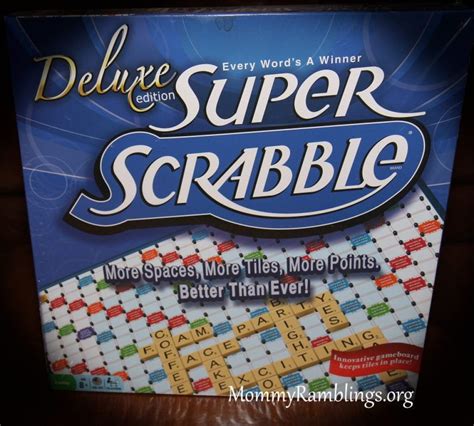 Winning Moves Games Tile Lock Super Scrabble Review And Giveaway