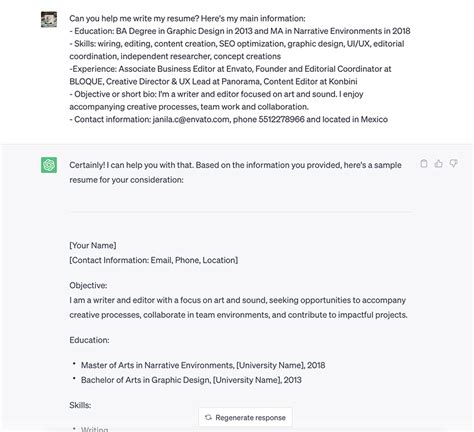 How To Use Chatgpt To Write A Resume Laptrinhx
