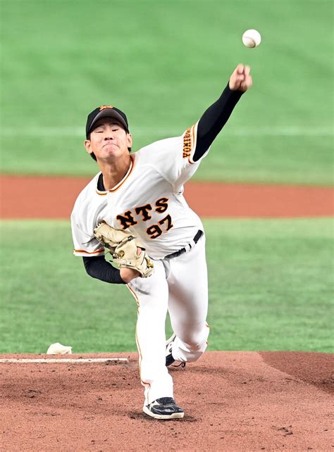 【巨人】井上温大、プロ初先発初勝利届かず 最速148キロ直球と変化球で7kも5回途中3失点 プロ野球写真ニュース 日刊スポーツ