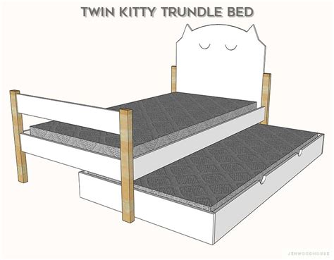 How To Build A Twin Bed With Trundle Hanaposy